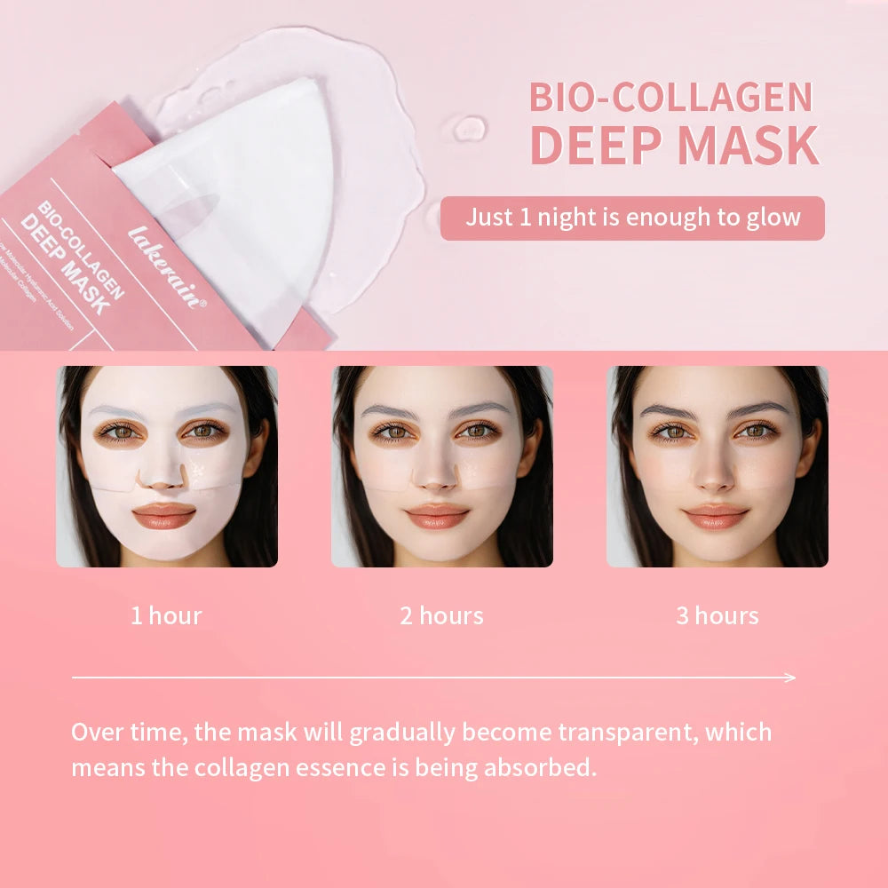 Masque Hydrogel Bio-Collagène – Hydratation Profonde & Anti-Âge Nuit