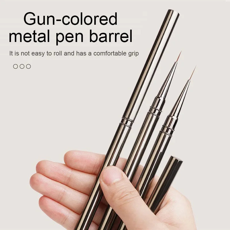 Pinceaux Nail Art Liner – Traité Fin 6 à 18mm | Manucure Professionnelle