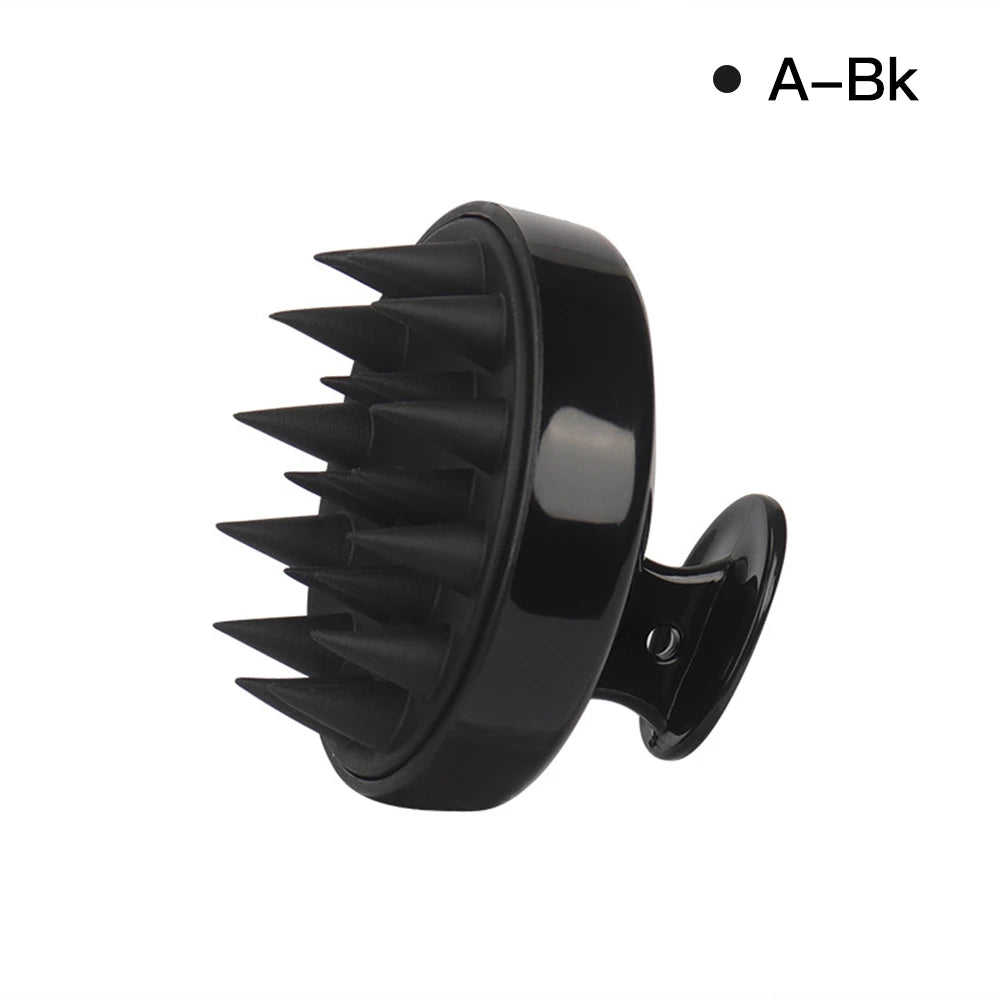 Brosse Massage Cuir Chevelu en Silicone – Stimule la Pousse & Shampooing Doux