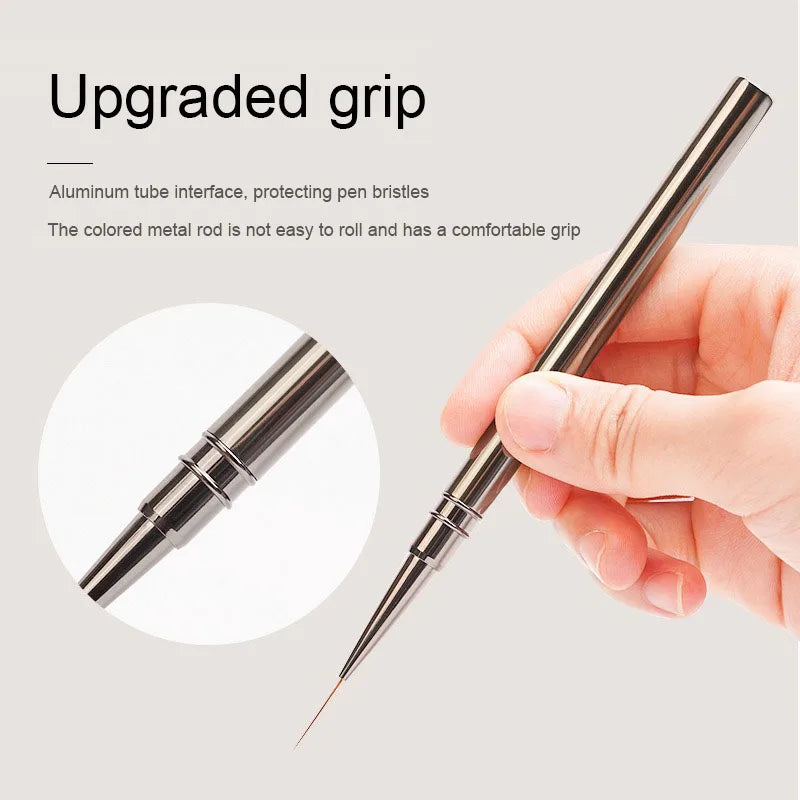 Pinceaux Nail Art Liner – Traité Fin 6 à 18mm | Manucure Professionnelle
