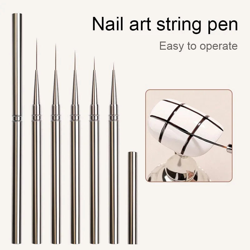 Pinceaux Nail Art Liner – Traité Fin 6 à 18mm | Manucure Professionnelle