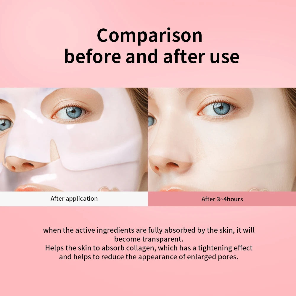 Masque Hydrogel Bio-Collagène – Hydratation Profonde & Anti-Âge Nuit