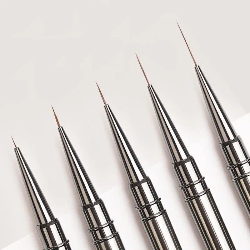 Pinceaux Nail Art Liner – Traité Fin 6 à 18mm | Manucure Professionnelle