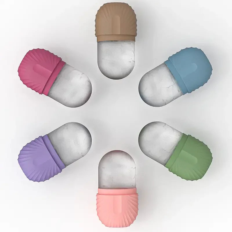 Ice Globe Roller Visage – Billes Glaçantes, Lifting & Contouring Naturel