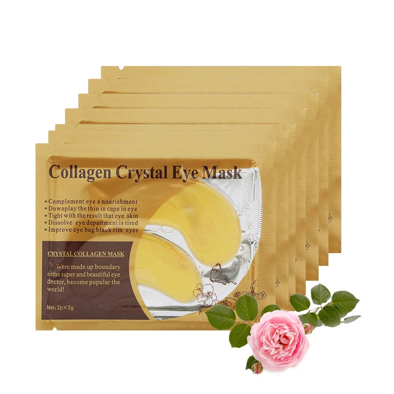 Masques Contour des Yeux Or & Collagène – 20 Patchs Hydratants Anti-Cernes