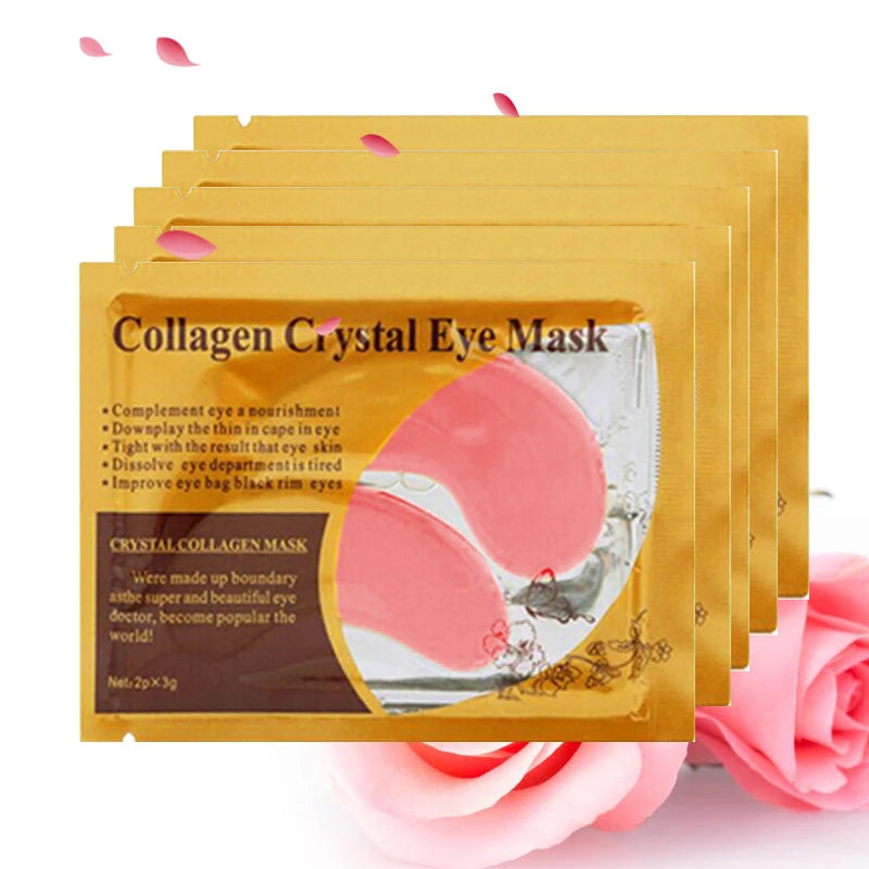 Masques Contour des Yeux Or & Collagène – 20 Patchs Hydratants Anti-Cernes